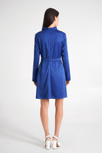 Load image into Gallery viewer, Sapphire blue dress with sleeves