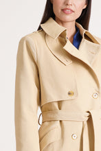 Load image into Gallery viewer, Long beige trench coat
