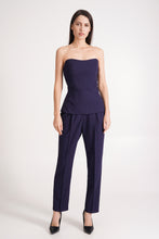 Load image into Gallery viewer, Navy pant suit 3 piece set