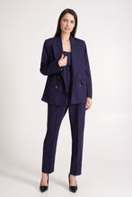 Load image into Gallery viewer, Navy pant suit 3 piece set