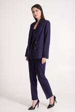 Load image into Gallery viewer, Navy pant suit 3 piece set