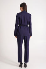 Load image into Gallery viewer, Navy pant suit 3 piece set