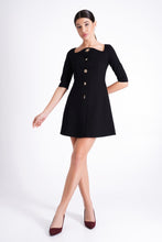 Load image into Gallery viewer, Black cocktail dress