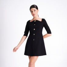 Load image into Gallery viewer, Black cocktail dress