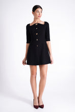 Load image into Gallery viewer, Black cocktail dress