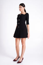 Load image into Gallery viewer, Black cocktail dress