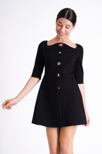 Load image into Gallery viewer, Black cocktail dress