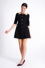 Load image into Gallery viewer, Black cocktail dress