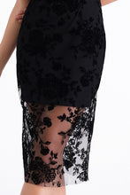 Load image into Gallery viewer, Black lace cocktail dress