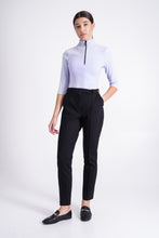 Load image into Gallery viewer, Black high waist cigarette pants