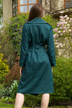 Load image into Gallery viewer, Double breasted linen dress