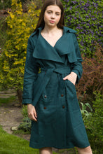 Load image into Gallery viewer, Double breasted linen dress