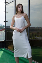 Load image into Gallery viewer, White Strappy Slip Dress