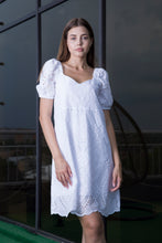 Load image into Gallery viewer, White embroidered summer dress
