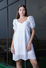 Load image into Gallery viewer, White embroidered summer dress