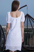 Load image into Gallery viewer, White embroidered summer dress