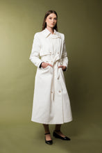 Load image into Gallery viewer, White trench coat