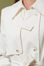 Load image into Gallery viewer, White trench coat