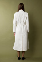 Load image into Gallery viewer, White trench coat