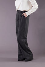 Load image into Gallery viewer, Gray Wide Leg Trousers