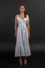 Load image into Gallery viewer, White flowy summer dress maxi