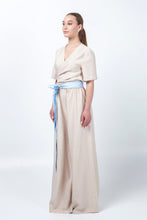 Load image into Gallery viewer, Beige palazzo pant jumpsuit