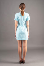 Load image into Gallery viewer, Light blue origami dress