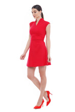 Load image into Gallery viewer, Red cocktail mini dress