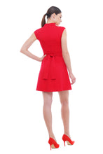 Load image into Gallery viewer, Red cocktail mini dress