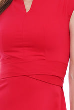 Load image into Gallery viewer, Red cocktail mini dress