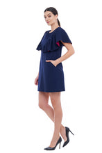 Load image into Gallery viewer, Mini cocktail dress with ruffles