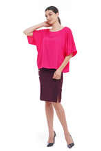 Load image into Gallery viewer, Pink dolman blouse