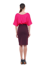 Load image into Gallery viewer, Pink dolman blouse