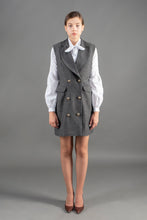 Load image into Gallery viewer, Double-breasted vest dress