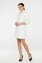 Load image into Gallery viewer, White tweed dress