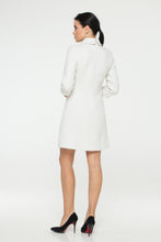 Load image into Gallery viewer, White tweed dress