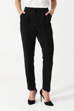 Load image into Gallery viewer, Black pegged high waist pants