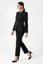 Load image into Gallery viewer, Black notch lapel pant suit