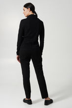 Load image into Gallery viewer, Black zipped sweater