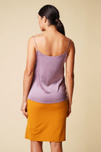 Load image into Gallery viewer, Gray pink satin camisole top