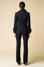 Load image into Gallery viewer, Black pant suit
