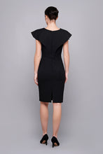 Load image into Gallery viewer, Black angel sleeve dress