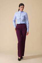 Load image into Gallery viewer, Purple High-Rise Wide-leg Trousers