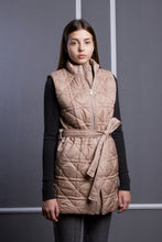 Load image into Gallery viewer, Beige quilted vest