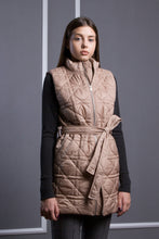 Load image into Gallery viewer, Beige quilted vest