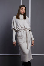 Load image into Gallery viewer, Ivory sweater dress