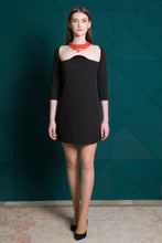 Load image into Gallery viewer, Square neck mini dress with half sleeve