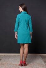 Load image into Gallery viewer, Swallow tailed collar mini dress