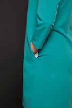 Load image into Gallery viewer, Swallow tailed collar mini dress