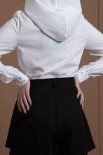 Load image into Gallery viewer, Black high waisted shorts